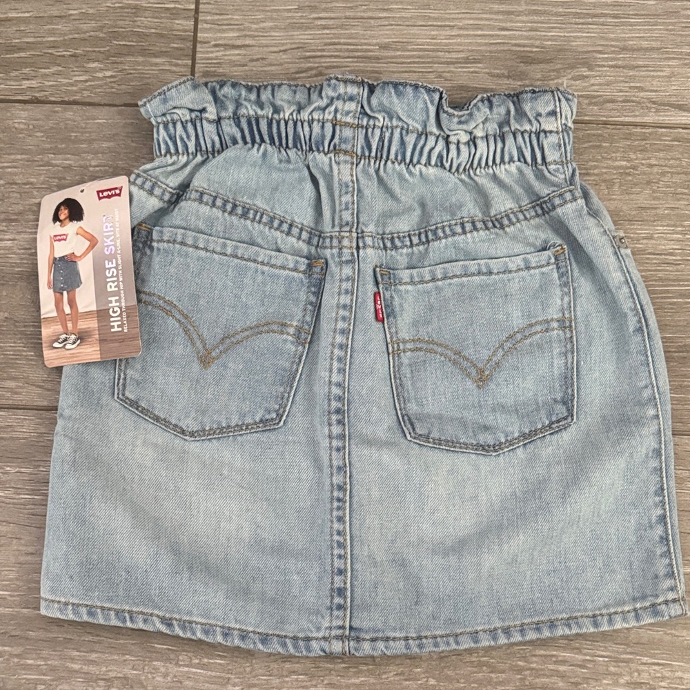 Levi's Girls High Rise Denim Skirt NEW